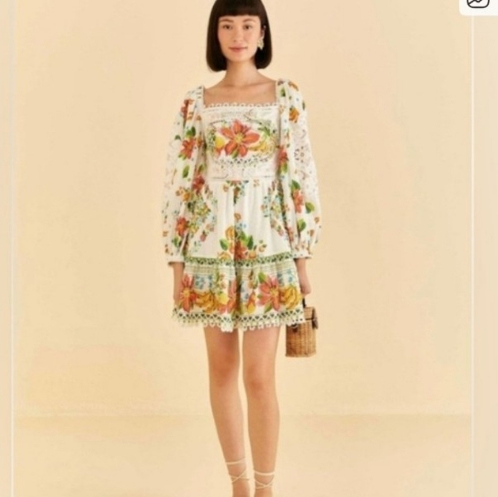 FARM Rio Floral Mini Dress - Picture 3 of 4